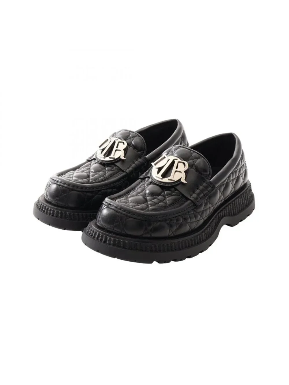 Dior Loafers Buffalo Cannage Leather